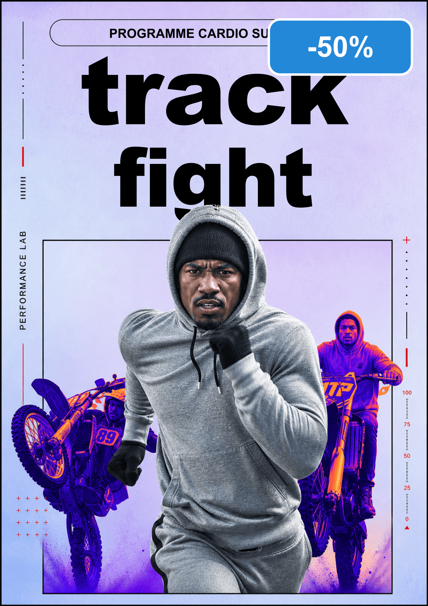 Couverture TRACK FIGHT avec réduction de 50% pour BODYFIGHT